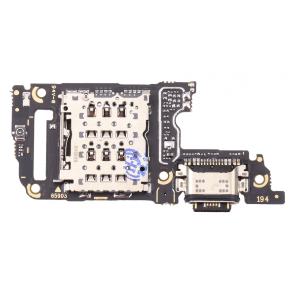 Placa De Conector De Carga tipo c Con Micrófono y lector sim para VIVO v21 4G / V21 5G