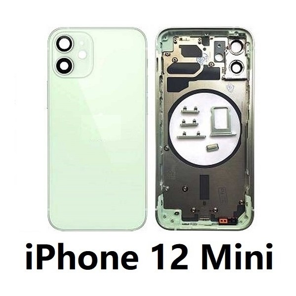 Chasis De Pantalla / Tapa Con Marco Para IPhone 12 Mini (NEGRO)