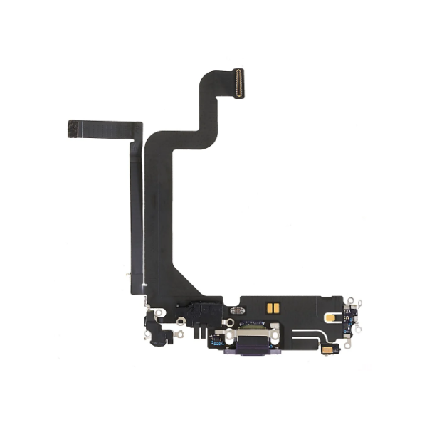 Flex De Conector De Carga Ligtning Y Micrófono Original Desmontaje para Iphone 14 Pro Max