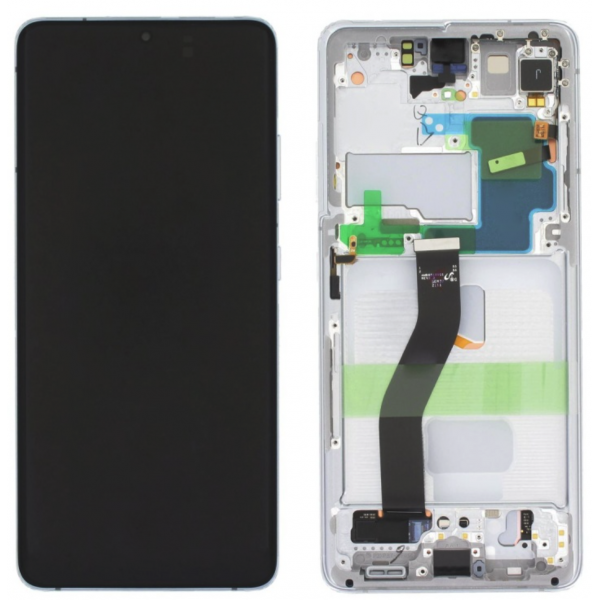 Pantalla Completa Original y Bateria Para Samsung Galaxy S21 Ultra 5G / G998F  "Phantom black"
