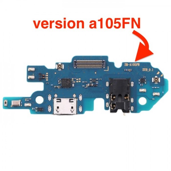 Placa De Conector De Carga Micro USB Con Micrófono Para Samsung Galaxy A10FN/ A105FN