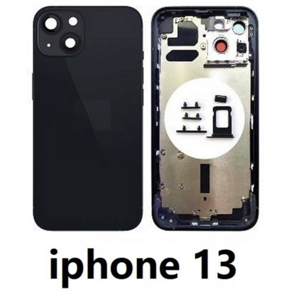 Chasis De Pantalla / Tapa Con Marco Para IPhone 13 (NEGRO) 2