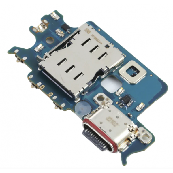 Placa De Carga Tipo C Y Lector Sim Para Samsung Galaxy S22 / S901 ORIGINAL 2