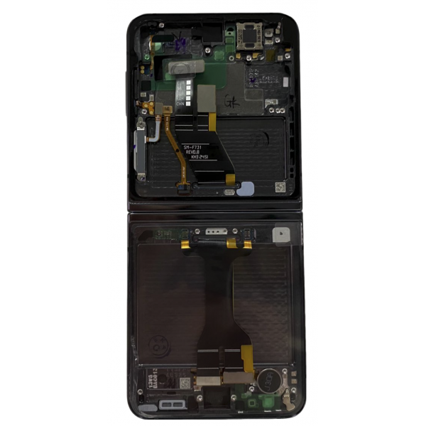 N207 Pantalla Completa Amoled Y Táctil Con Marco (Flexible) Para Samsung Galaxy Z Flip 5 5G , SM-F731 - NEGRO Original