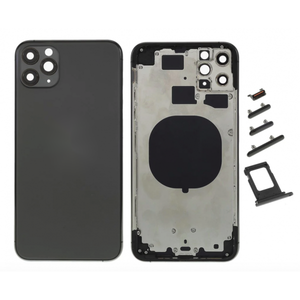 Chasis De Pantalla / Tapa Con Marco Para IPhone 11 Pro Max (NEGRO)