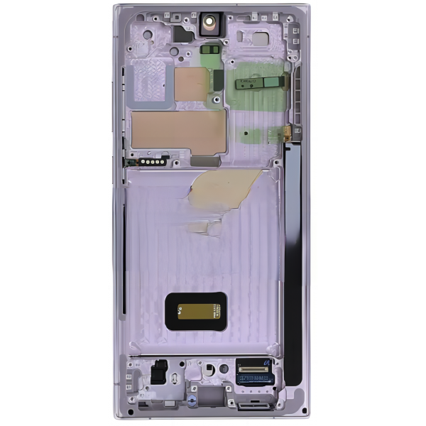 n117.3 Pantalla Completa Original LCD Y Táctil Con Marco para Samsung Galaxy S23 Ultra (2023) S918B – rosa