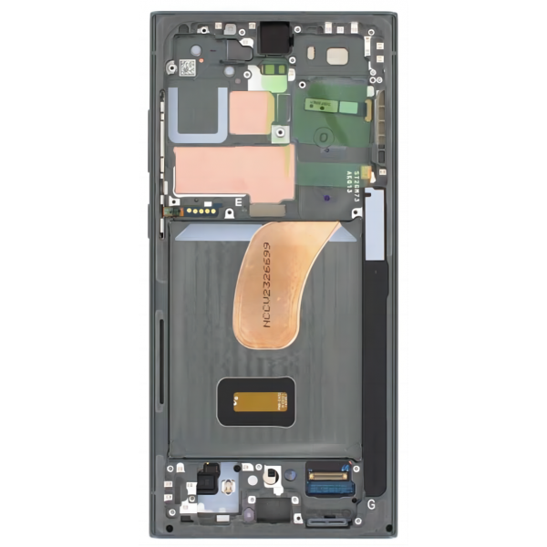 n117.3 Pantalla Completa Original LCD Y Táctil Con Marco para Samsung Galaxy S23 Ultra (2023) S918B – verde