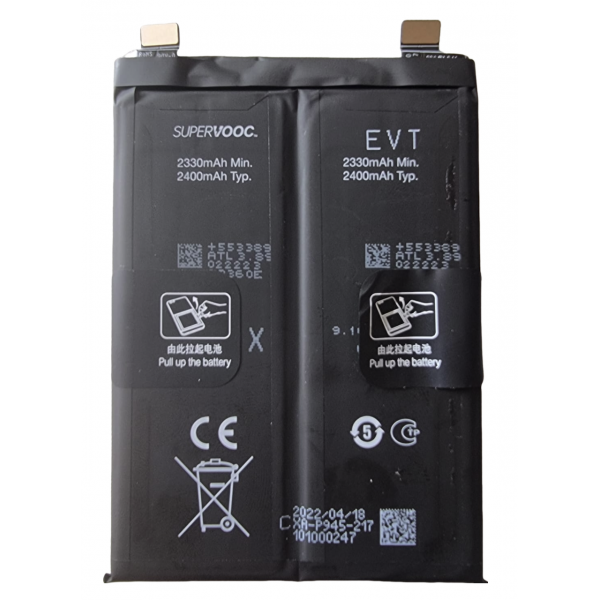 bateria litio blp945 para Oneplus 10T 5G / 1+10T 5G CPH2415 - 4800mAh / 7.78V / 18.67WH  (De Desmontaje)