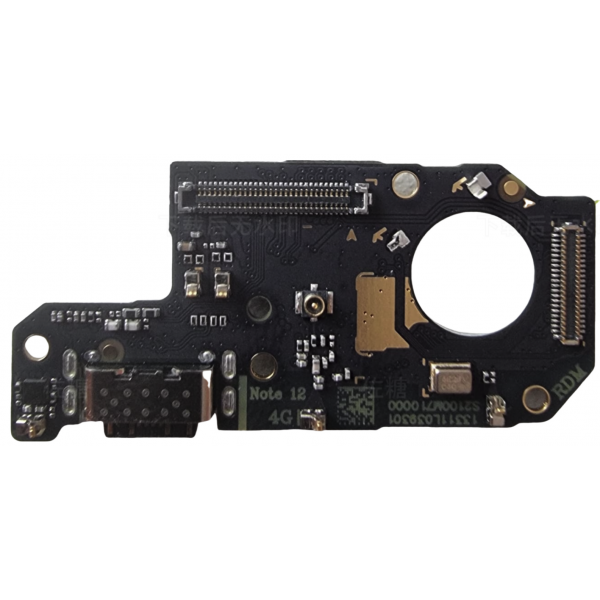 Placa De Conector De Carga Tipo C Con Micrófono Para Xiaomi Redmi Note 12 4G