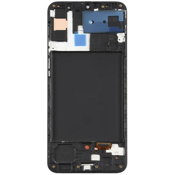 Pantalla Completa Con Marco compatible Para Samsung Galaxy A30s / A307 amoled (funciona huella) alta calidad