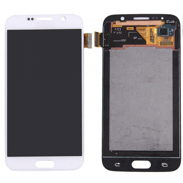 N89 Pantalla Completa Original Para Samsung GALAXY S6 G920F(blanco)