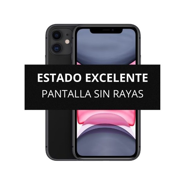 Telefono Movil REACONDICIONADO Segunda Mano / IPhone 11 / 128 GB (Con Caja y Cargador) Seminuevo