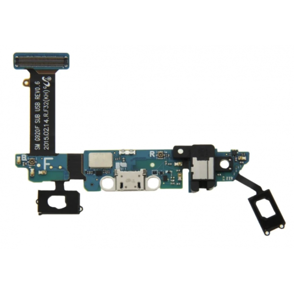 Flex con conector de carga, datos y accesorios micro USB para Samsung Galaxy S6, G920F
