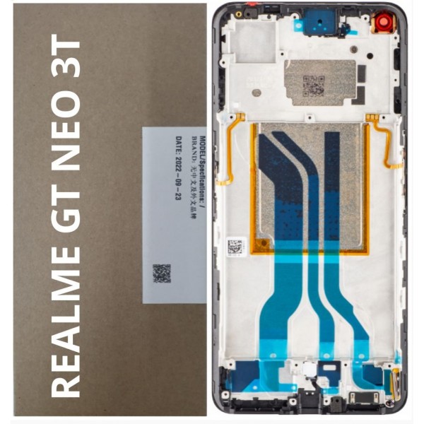 Pantalla Completa amoled Y Táctil con marco original para Realme GT neo 3T RMX3372, RMX3371