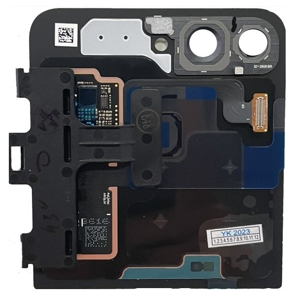 N207 Tapa Con Mini pantalla Original Para SAMSUNG GALAXY Z FLIP 5 5G / F946 - (NEGRA)