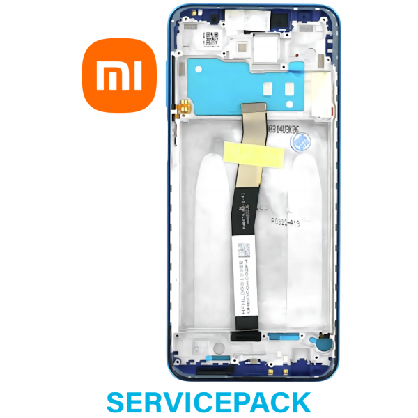 Pantalla Completa Original Con Marco Para Xiaomi Redmi Note 9 Pro / Note 9S / Note 9 Pro Max / Note 10 Lite azul