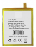 N48 Batería 4000 para BQ Aquaris E6 de 4000mAh