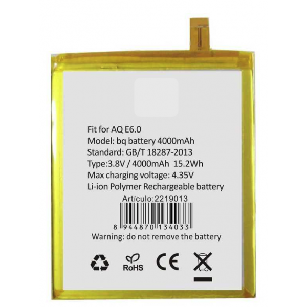 bateria para BQ E6