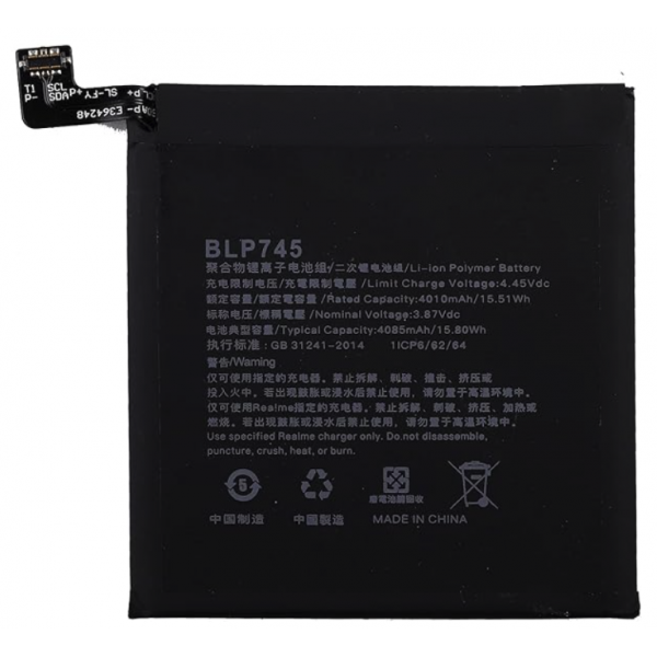 N59 Bateria BLP745 Para One Plus 7T Pro / 1+7T Pro De 4085mAh SIN LOGO