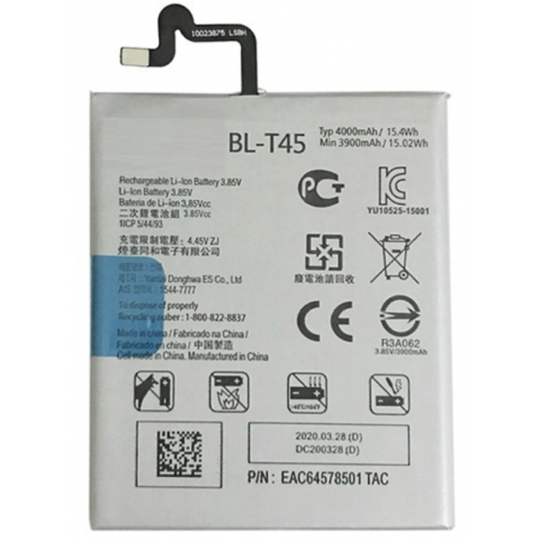 N59.1 Batería BL-T45 para LG K50S 2019 / X540 De 4000mAh