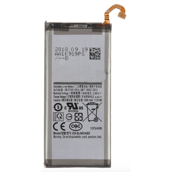 N66 Batería EB-BJ800ABE para Samsung Galaxy A6, A600F / J6, J600F /J800 - 3000mAh