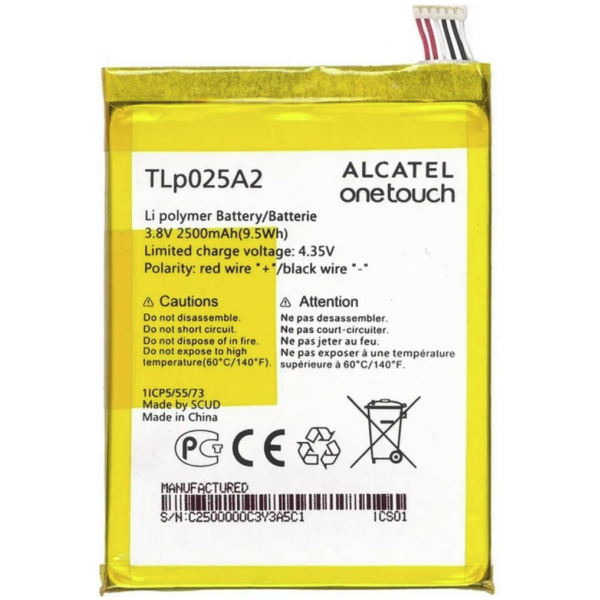 Bateria Alcatel TLp025A2 para One Touch Pop C9 OT-7047 OT-7047D