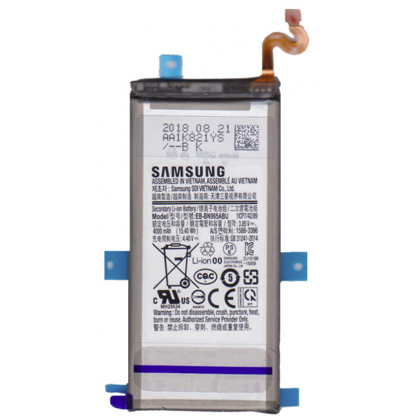 Batería Nueva ORIGINAL con Pegatina Para Samsung Galaxy Note 9 / N960F De 3300mAh