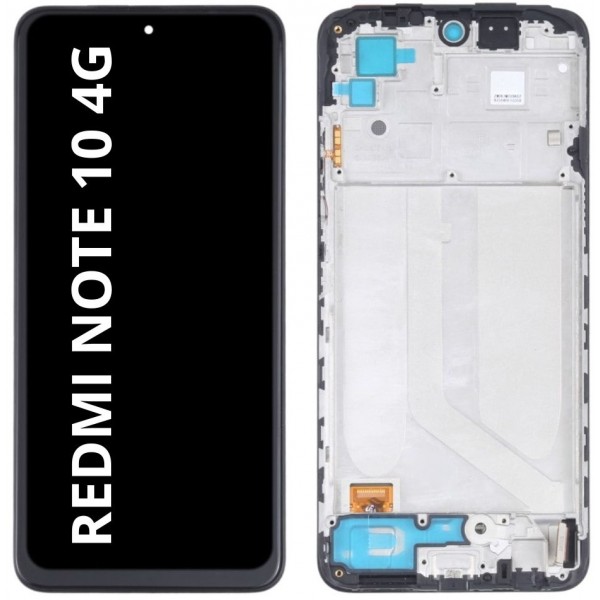 N174 Pantalla Completa Tactil Y LCD Con Marco Para Xiaomi Redmi Note 10 4G / Note 10S