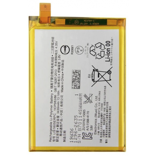 N281 Bateria LIS1605ERPC para Sony Xperia Z5 Premium (E6853) / Z5P Dual (E6883) de 3430mAh