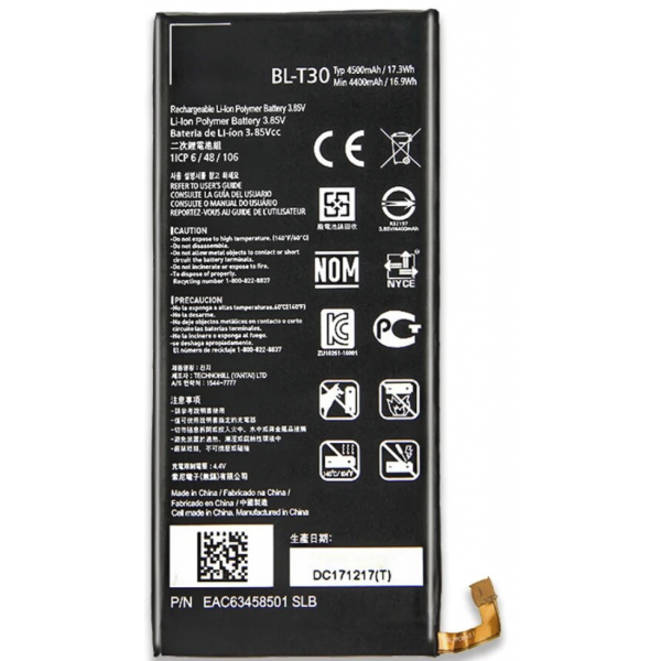 N141 Bateria BL-T30 Para LG X Power 2 / M320
