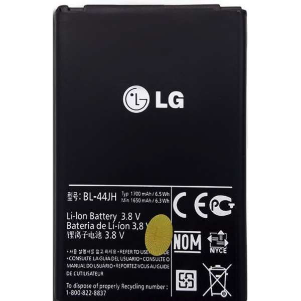 BATERIA BL-44JH LG L4 II (E460) ,L5 II , L7(P700)