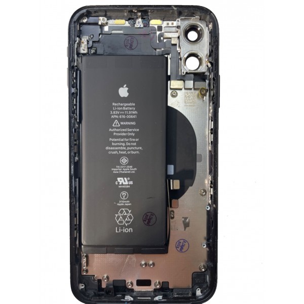 Chasis Tapa Original Con Componentes Y Batería Para Iphone 11 (NEGRO)