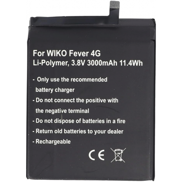 Bateria TLP15J15 para Wiko Fever / Fever 4G de 3000mAh 