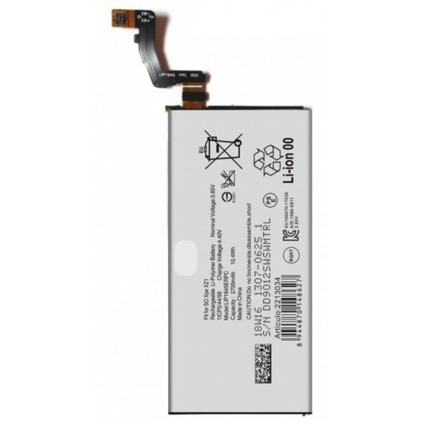 N344 Batería LIP1645ERPC para Sony Xperia XZ1  de 2700 mAh