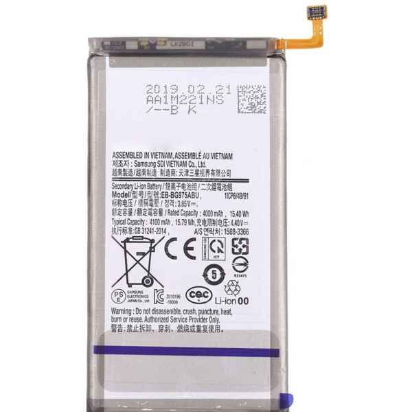 N353 Batería EB-BG975ABU Para Samsung Galaxy S10 Plus / G975 De 4000mAh