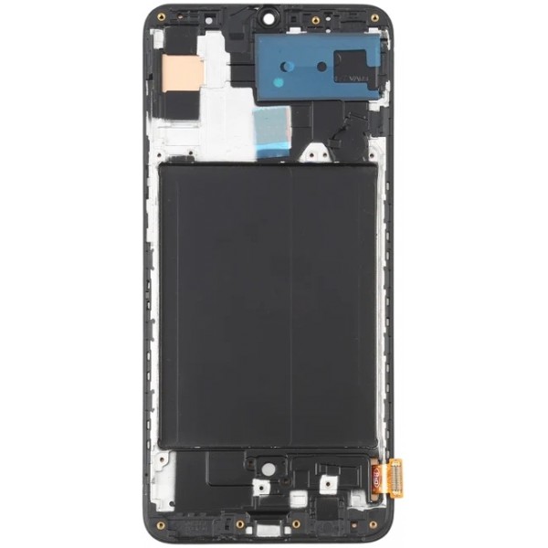 N186 Pantalla Completa compatible Con Marco Para Samsung Galaxy A70 / A705 Amoled(Funciona Huella) alta calidad