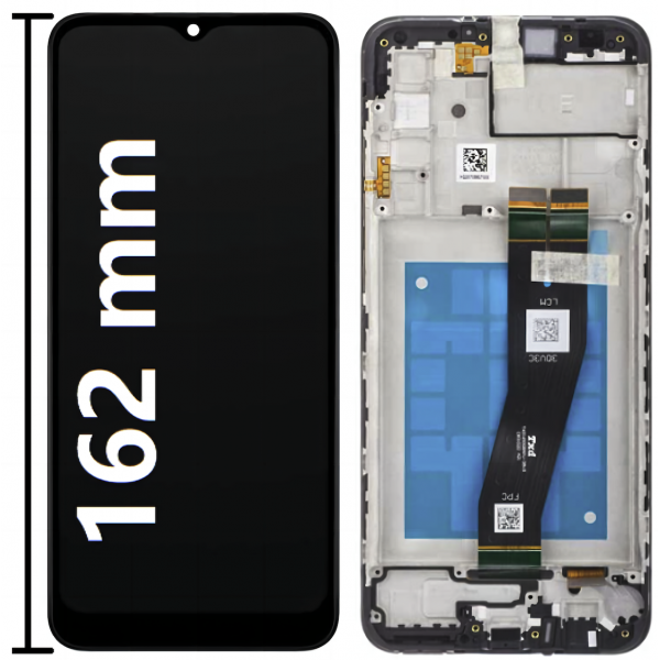 N136 Pantalla Completa Con Marco Para Samsung Galaxy A03S...
