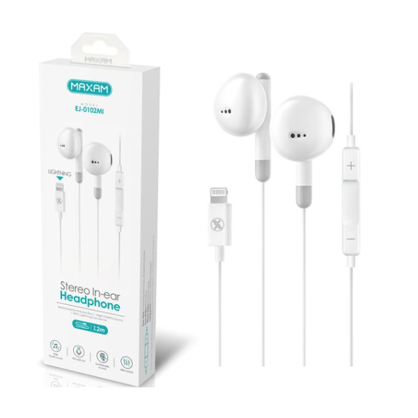 N204 EJ-0102MI Auriculares blanco Headophone LIGHTNING De...