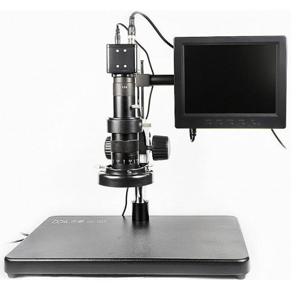 Microscopio Profesional con Monitor LCD HD 14MP BAKU BA-002 / Cámara HDMI / 14 Millones de Pixeles