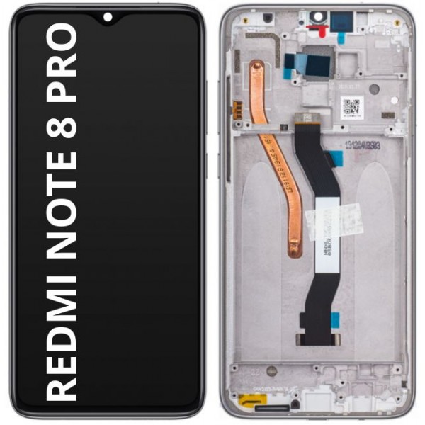 N178 Pantalla Completa Con Marco Para Xiaomi Redmi Note 8 Pro Calidad PREMIUM (blanco)