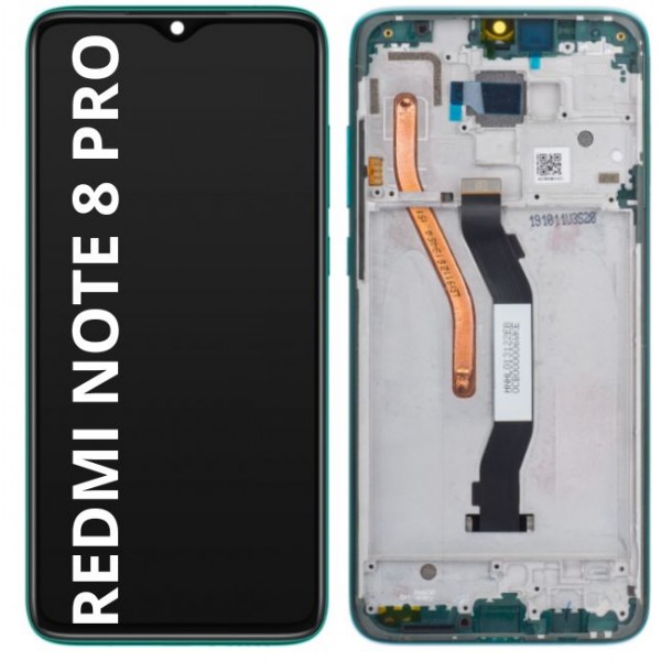 N178 Pantalla Completa Con Marco Para Xiaomi Redmi Note 8 Pro Calidad PREMIUM (verde)
