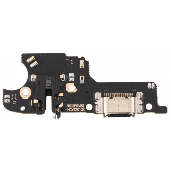 Placa De Conector De Carga tipo C Con Micrófono Y Jack De Audio Para Realme 6i (RMX2002 RMX2040)