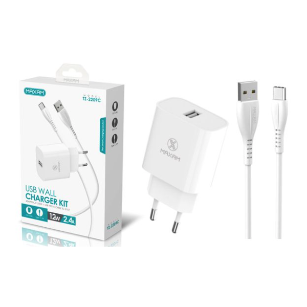 [N126] Cargador de Tipo C 12W 2.4A con Cable de 1 m...