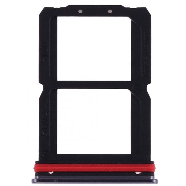 Bandeja de soporte SIM Para Oneplus 7 / 1+7 GM1901 GM1903 (Negro)