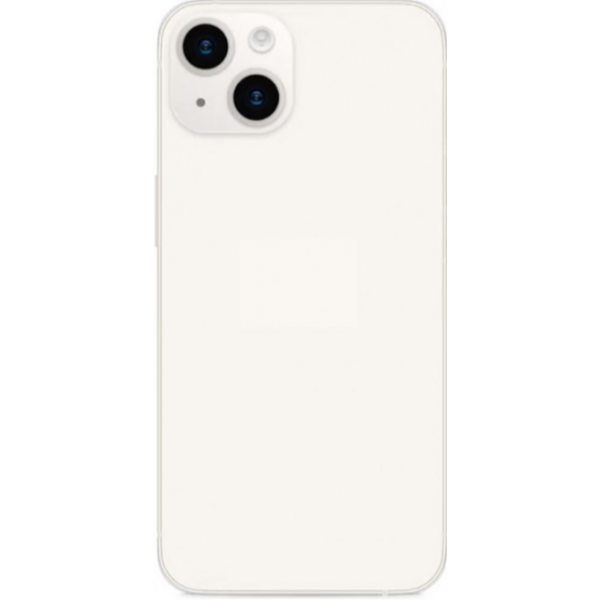 Tapa Trasera con lente (cristal) de cámara para iPhone 14 (Blanco)