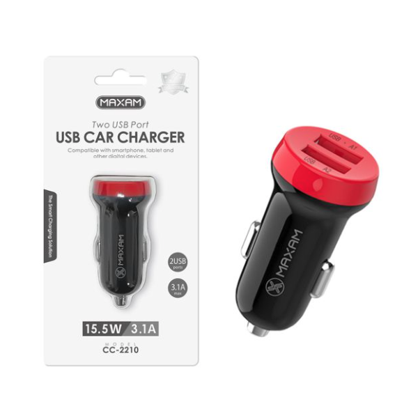 N263 CC-2210 / CC-2213 Cargador de coche de doble puerto...