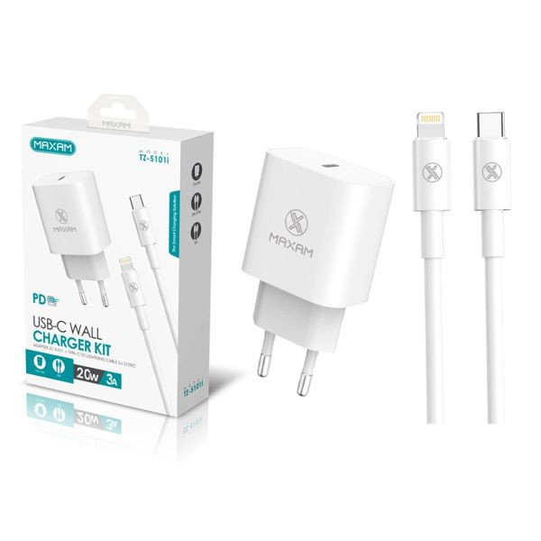 N57 Cargador de carga rápida TZ-5101i PD20W con cable de...