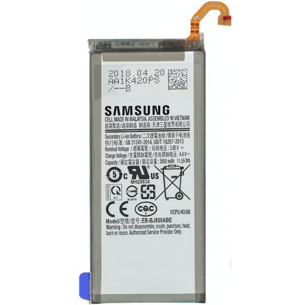 N668 Bateria Litio Original Con Pegatina Para Samsung J600 /J6 2018 De 3000mAh