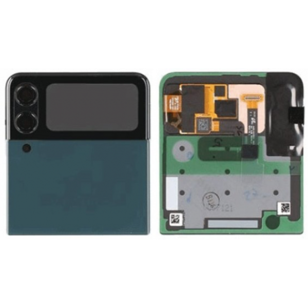 N221 Tapa Trasera Superior Con Mini Pantalla Para Samsung Galaxy Z FLIP3 5G / SM-F711 (De Desmontaje) Grado A