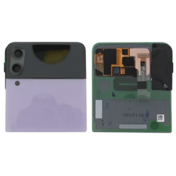 N221 Tapa Trasera Superior Con Mini Pantalla Para Samsung Galaxy Z FLIP3 5G / SM-F711 (De Desmontaje) Grado A